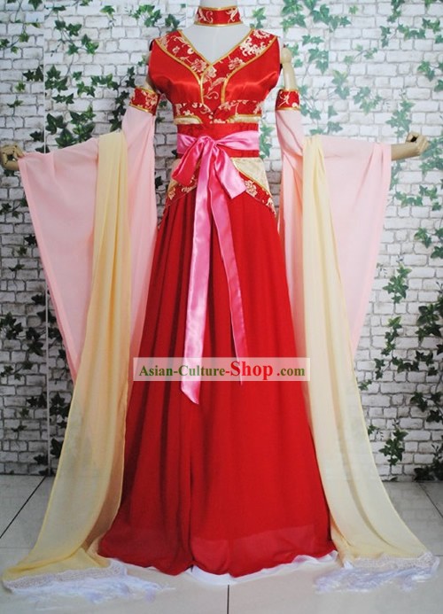 Chinese Traditional Wedding Bridesmaid Dress Complete Set