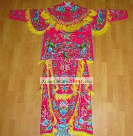 Chinese Beijing Opera Women Da Kao Armor Costume Complete Set