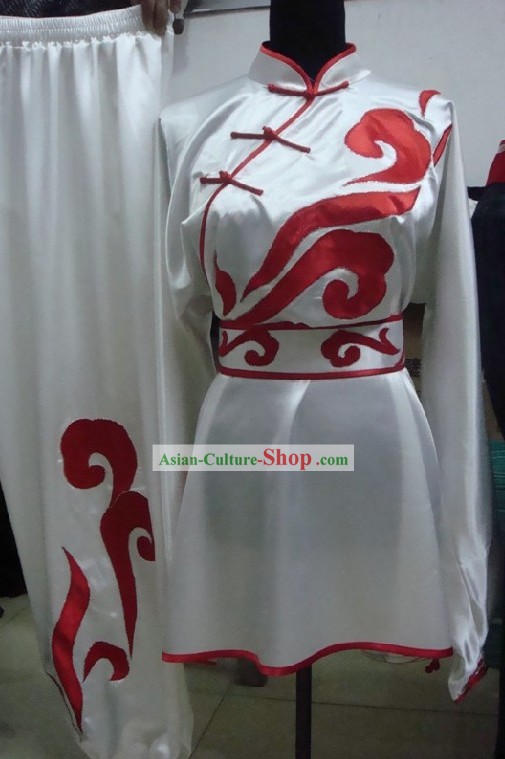 Chinese Silk Embroidered Tai Chi Uniform Complete Set