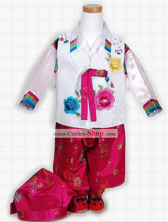 Traditional Korean Baby Hanbok Complete Set
