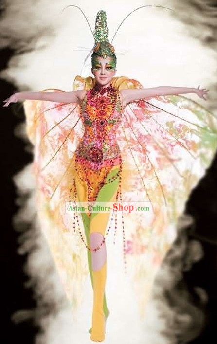 Chinese Acrobatics Costume Complete Set