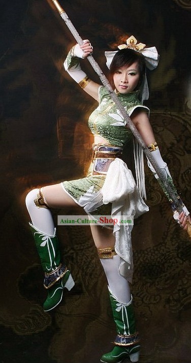 Ancient Chinese Solider Cosplay Costume Set