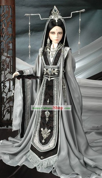 Ancient Chinese Emperor Cosplay Costume Complete Set