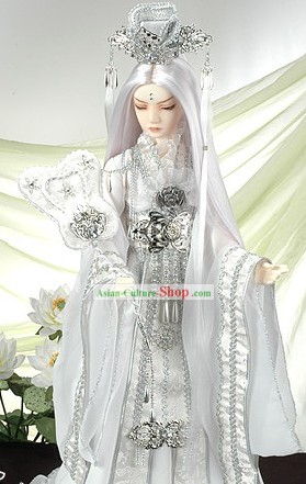 Ancient Chinese Wedding Bridegroom Cosplay Costume Complete Set