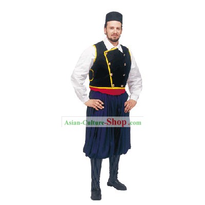 Cefalonia Homme Costume Traditionnel danse grecque