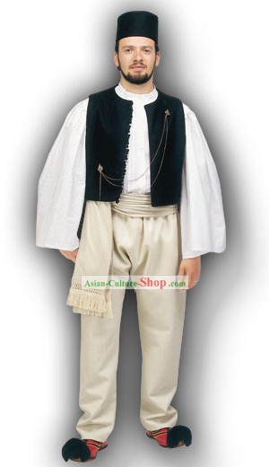 エピラス男性伝統的なギリシャダンスの衣装
