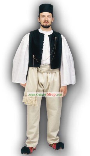 Epire Homme Costume Traditionnel danse grecque