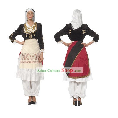 Cretan Female Ancient Greek Dance Costume