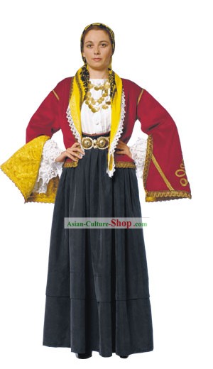 Asie Mineure Femme costume de danse traditionnel