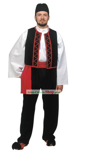 Sarakatsanos男性伝統的なギリシャ衣装