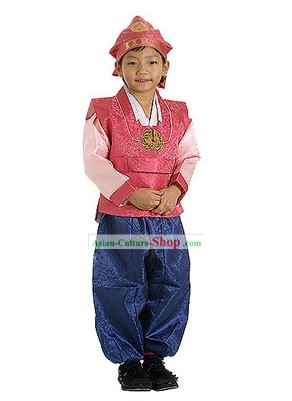 Supreme Korean Traditional Dress Hanbok for Children (red)