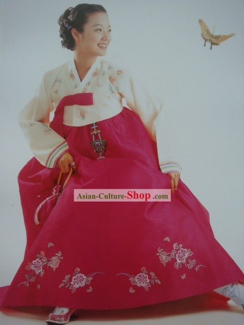 Traditional Korean Hanbok Dress for Women