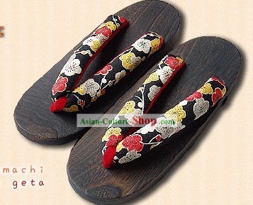 Tradicional japonesa Shoes Set para as Mulheres