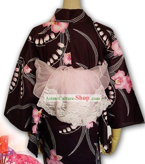Japanese Yukata Kimono Lace Sash