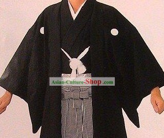 Conjunto Kimono tradicional japonesa Masculino Completo