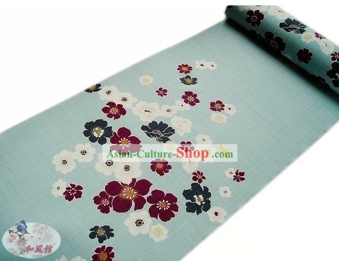 Traditional Japanese Kimono Dress Fabric