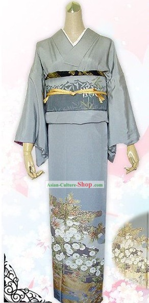 Tradicional japonesa Princesa Set quimono de seda