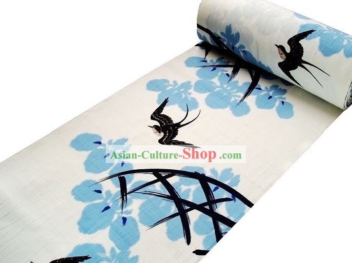 Traditional Japanese Kimono Fabric