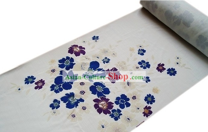 Traditional Japanese Kimono Fabric