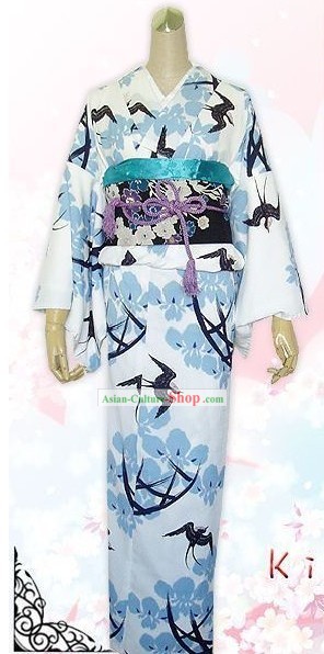 Tradicional japonesa Princesa Set quimono de seda