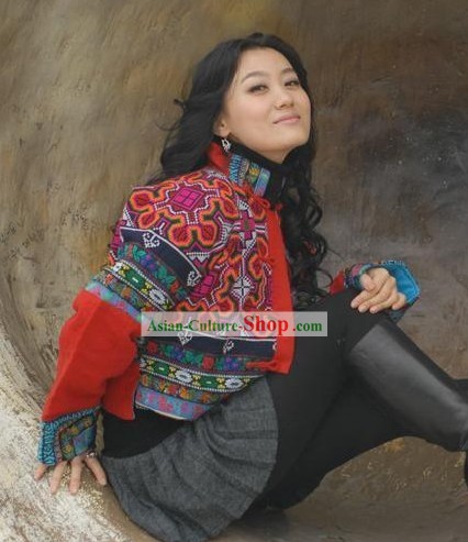 Chinese Miao Minority Embroidery Blouse