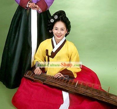 Ancient Korean Palace Dance Costumes Set