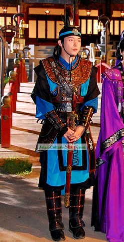 Ancient Korean Hero Costumes Set