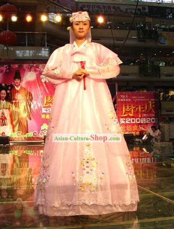 Traditional Korean Wedding Dress for Bride