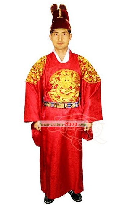 Ancient Korean Wedding Dress Set for Bridegroom