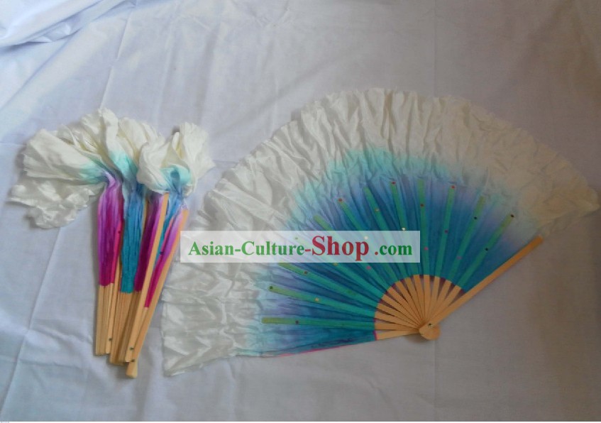 Two Colour Double Sides Chinese Traditional Hand Fans