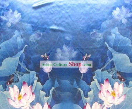 Traditional Chinese Silk Flower Fabric