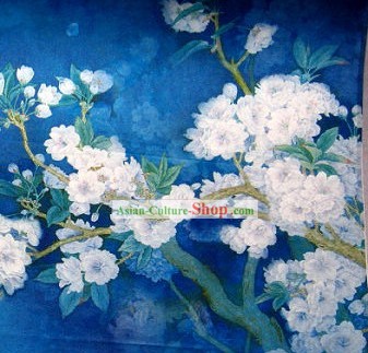 Snow Flower Silk Fabric