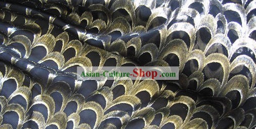 Chinese Peacock Silk Fabric