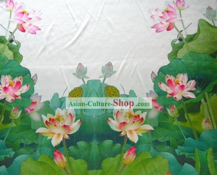 Top Chinese Silk Lotus Fabric