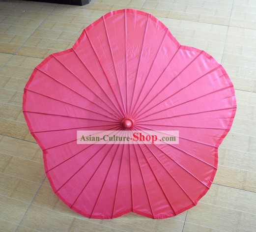 Chinese Flower Shape Dance Umbrella