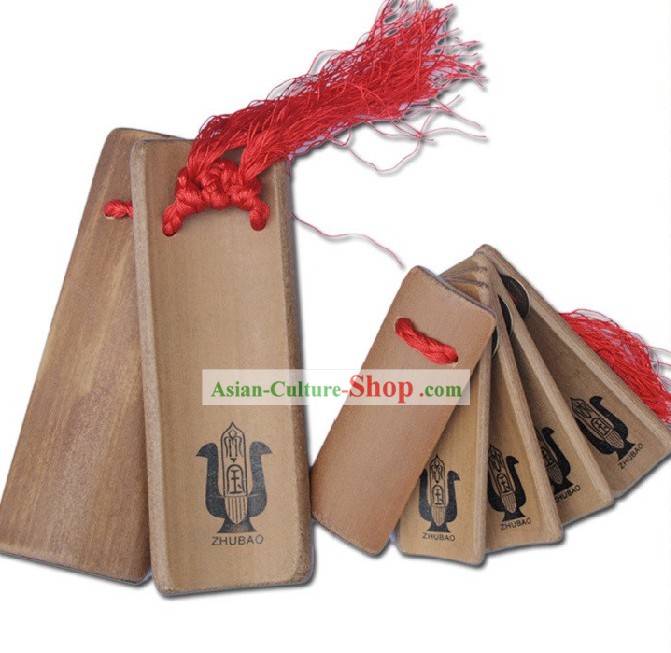 Traditional Chinese Bamboo Kuai Ban Shu Clappers