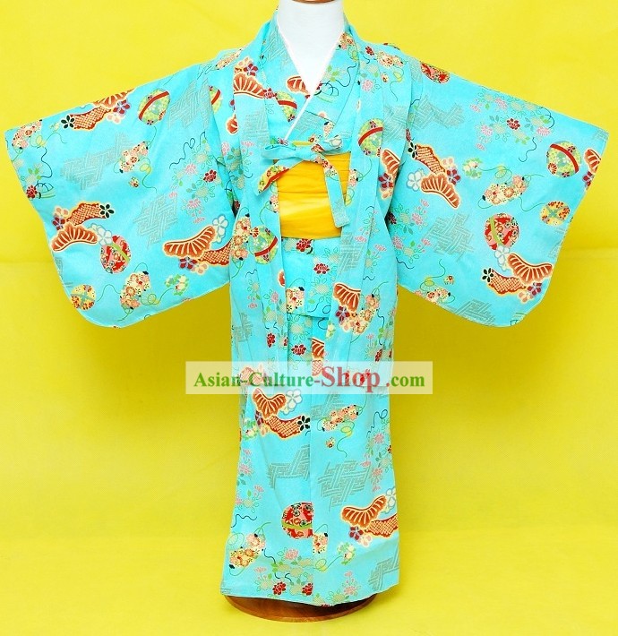 Traditional Japanese Kimono Complete Set for Children