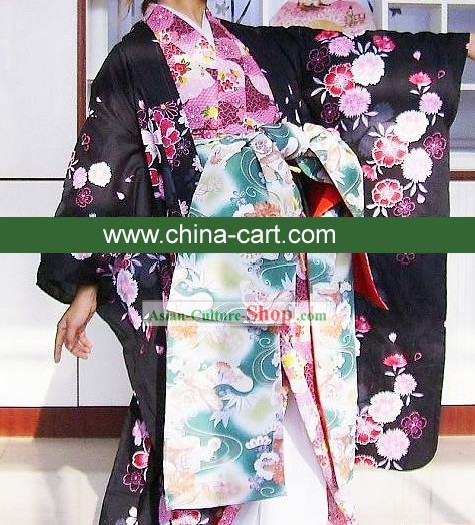 Japanese Classical Kimono Costume Complete Set