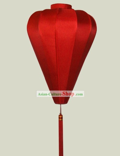 Chinese Lucky Red Silk Lantern