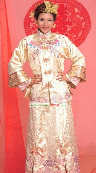 Chinese Classic Couple Wedding Anniversary Dress for Women