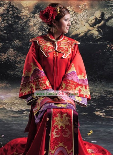 Chinese Classic Wedding Ceremony Dress for Women