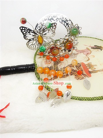 Traditional Chinese Handmade Butterfly Hair Jewelry