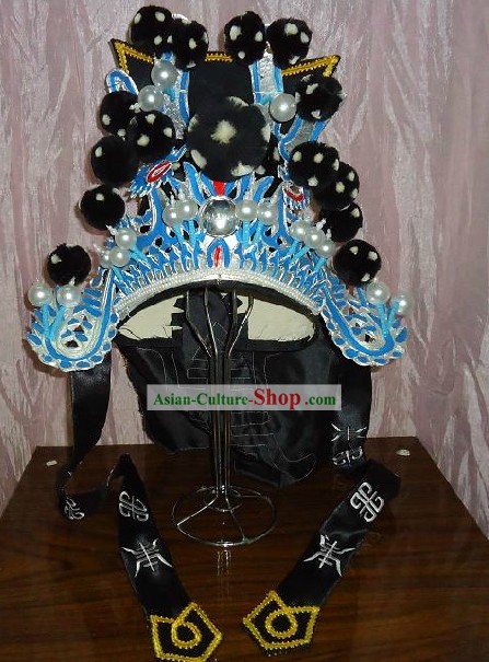 Chinese Peking Opera General Headpiece