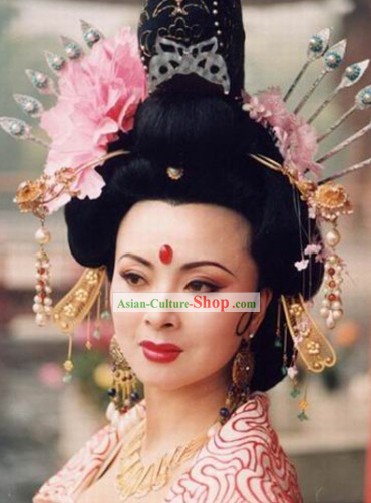 Tang Dynasty Yang Yuhuan Headpiece Set