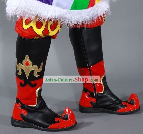 Chinese Classic Mongolian Boots for Men