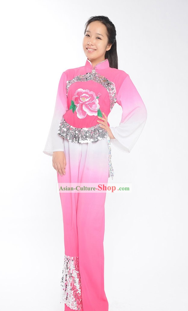 Traditional Chinese Folk Dance Costume for Women