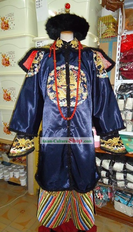 Ancient Chinese Highness Princess Clothing and Coronet Complete Set