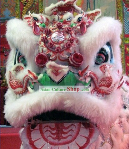 Top Handmade Phoenix Lion Dance Mask Costume Complete Set