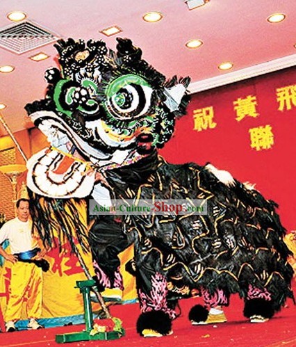 Folk FUT SAN Tiger Claw Pattern Lion Dance Costume Complete Set