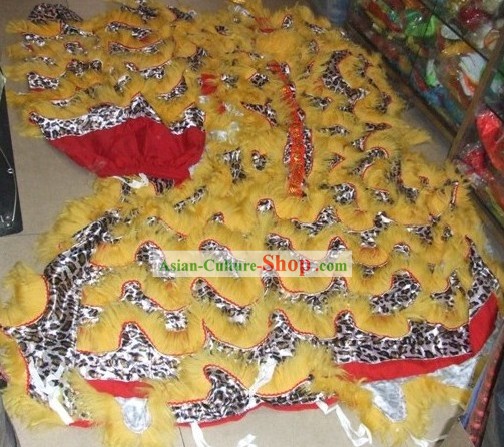 Leopard Pattern Lion Dance Tail, Pants and Claws Set
